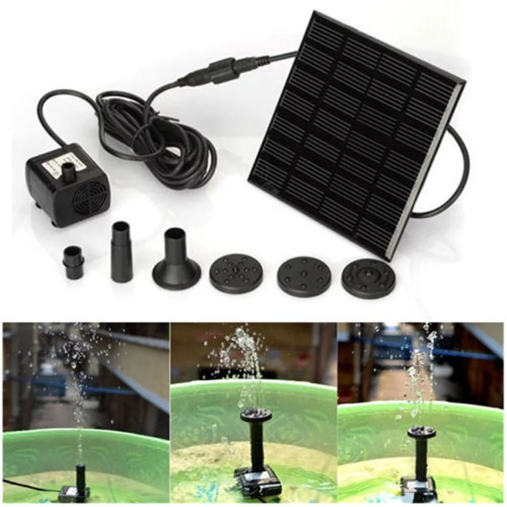 Usmixi Solar Water Panel Power Pump Kit Pool Garden Pond Watering Submersible Online Shopping