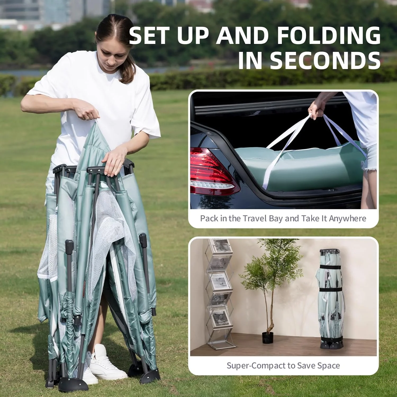 Foldable Baby Playpen, DALEI Large Playard with Detachable Thicken Mat, Playpen for Babies and Toddlers with Storage Bag, Play Pens with Gate, Indoor & Outdoor Portable Play Yard, Sturdy Baby Fence