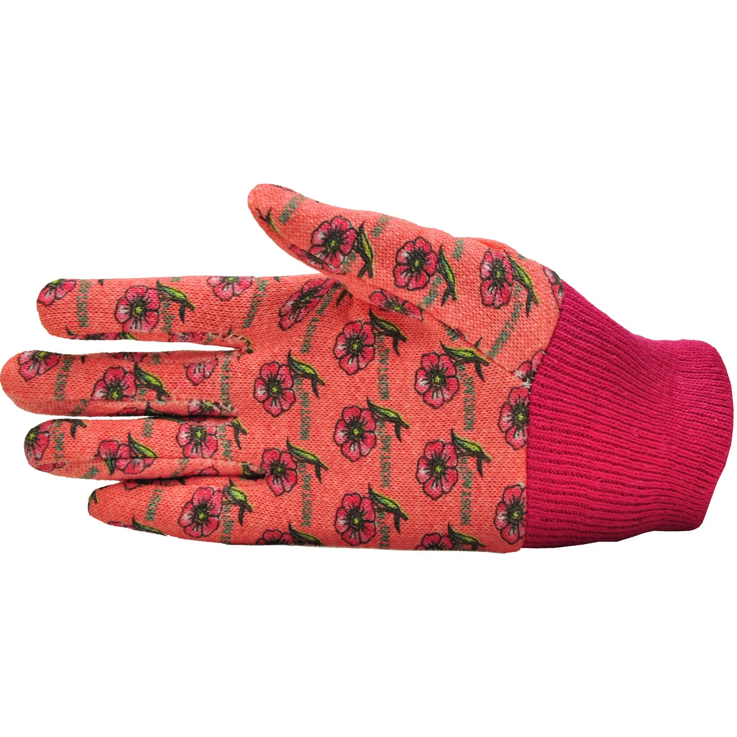 G & F Soft Jersey Kids Blue Green Color Garden Gloves 1823, Durable & Safe, 3 Pairs