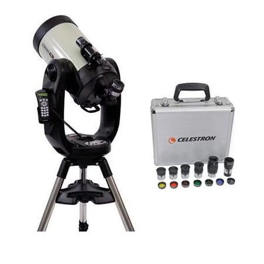 CPC Deluxe 1100 HD Computerized Telescope - with Deluxe Accessory Kit (5 Celestron Plossl Eyepieces, 1.25