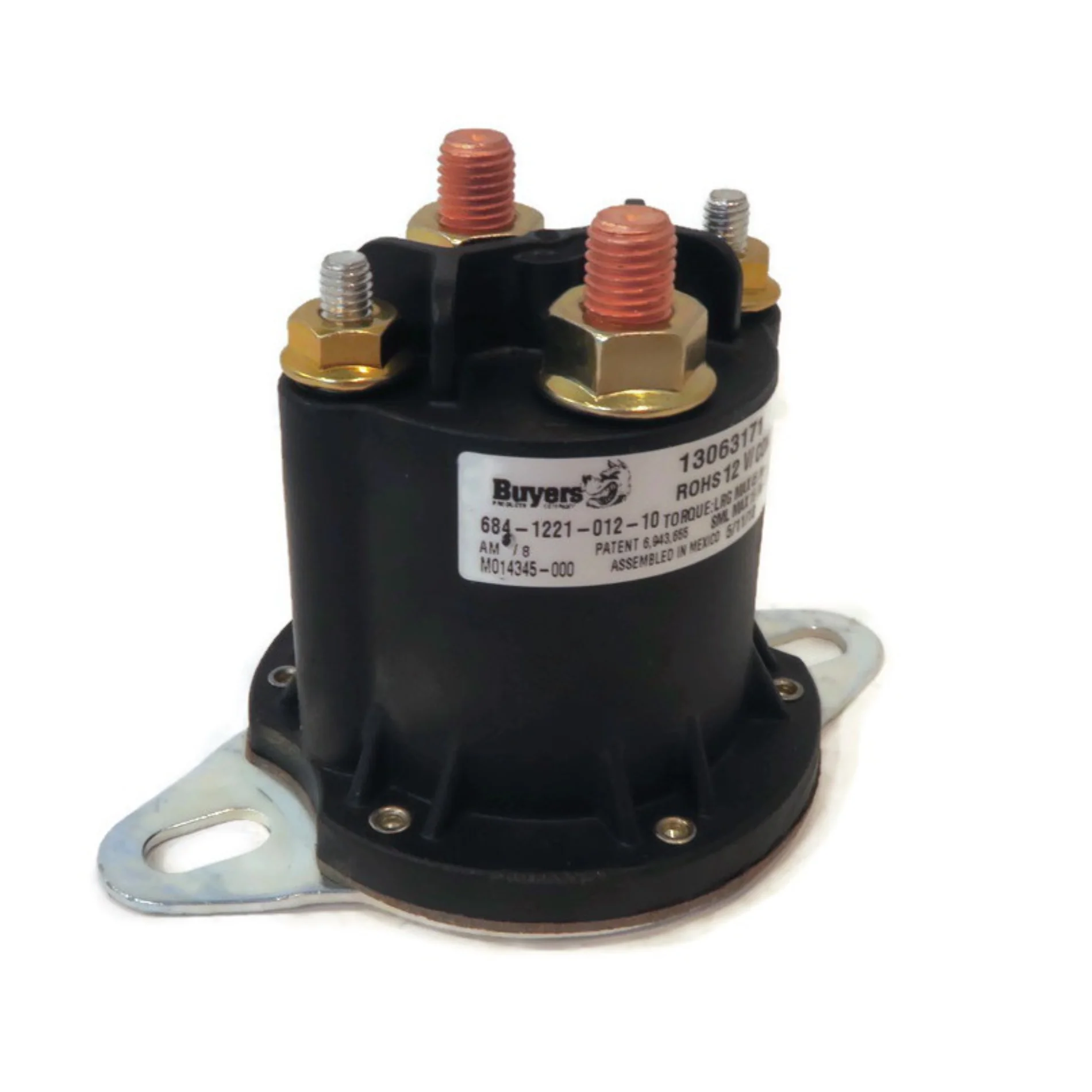 Buyers Products | (Pack of 2) Continuous Relay Solenoid For Western Suburbanite by The ROP Shop