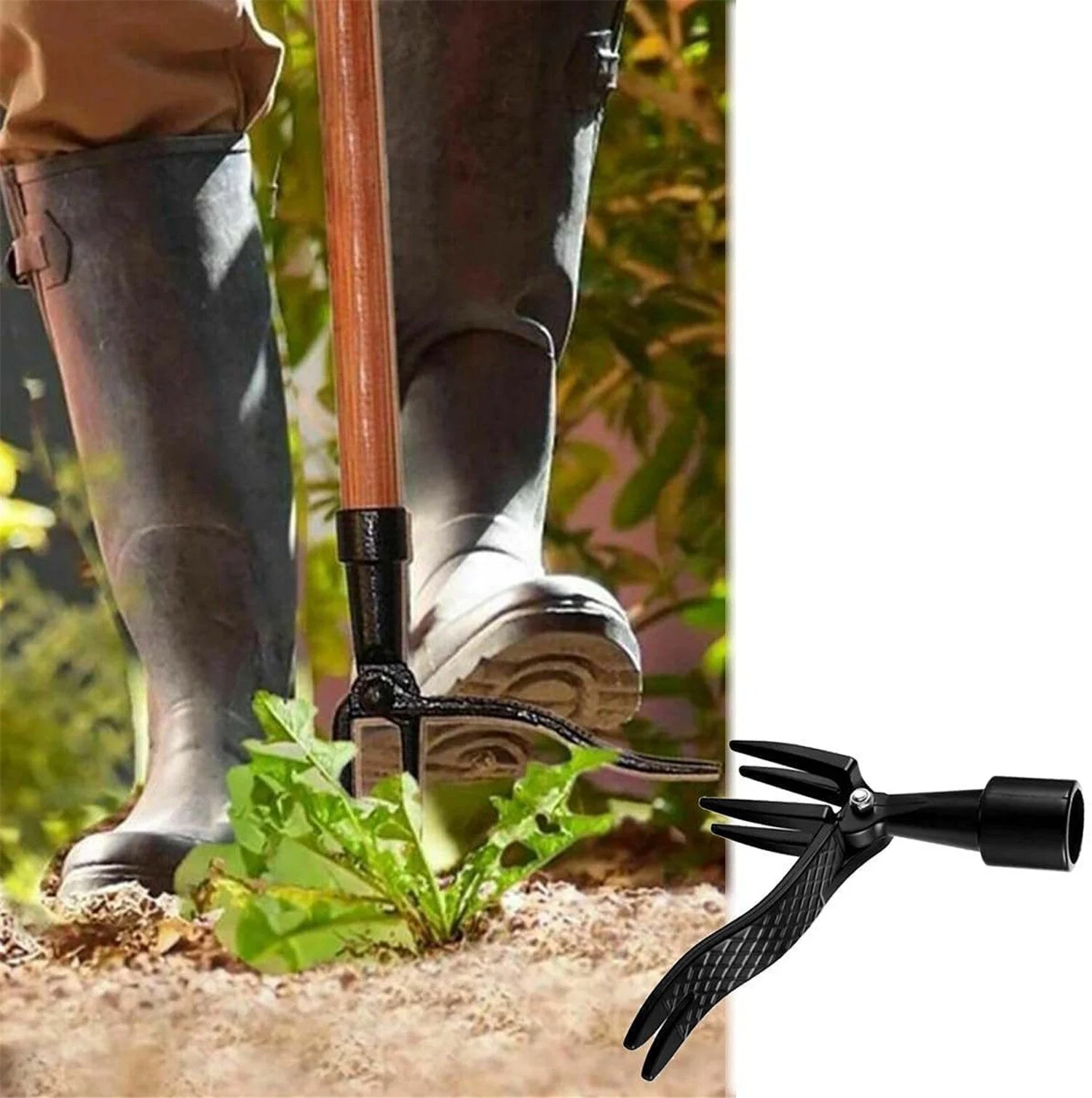 Weed puller Standing weeder Manual no-bend weeder Weed puller (without handle)
