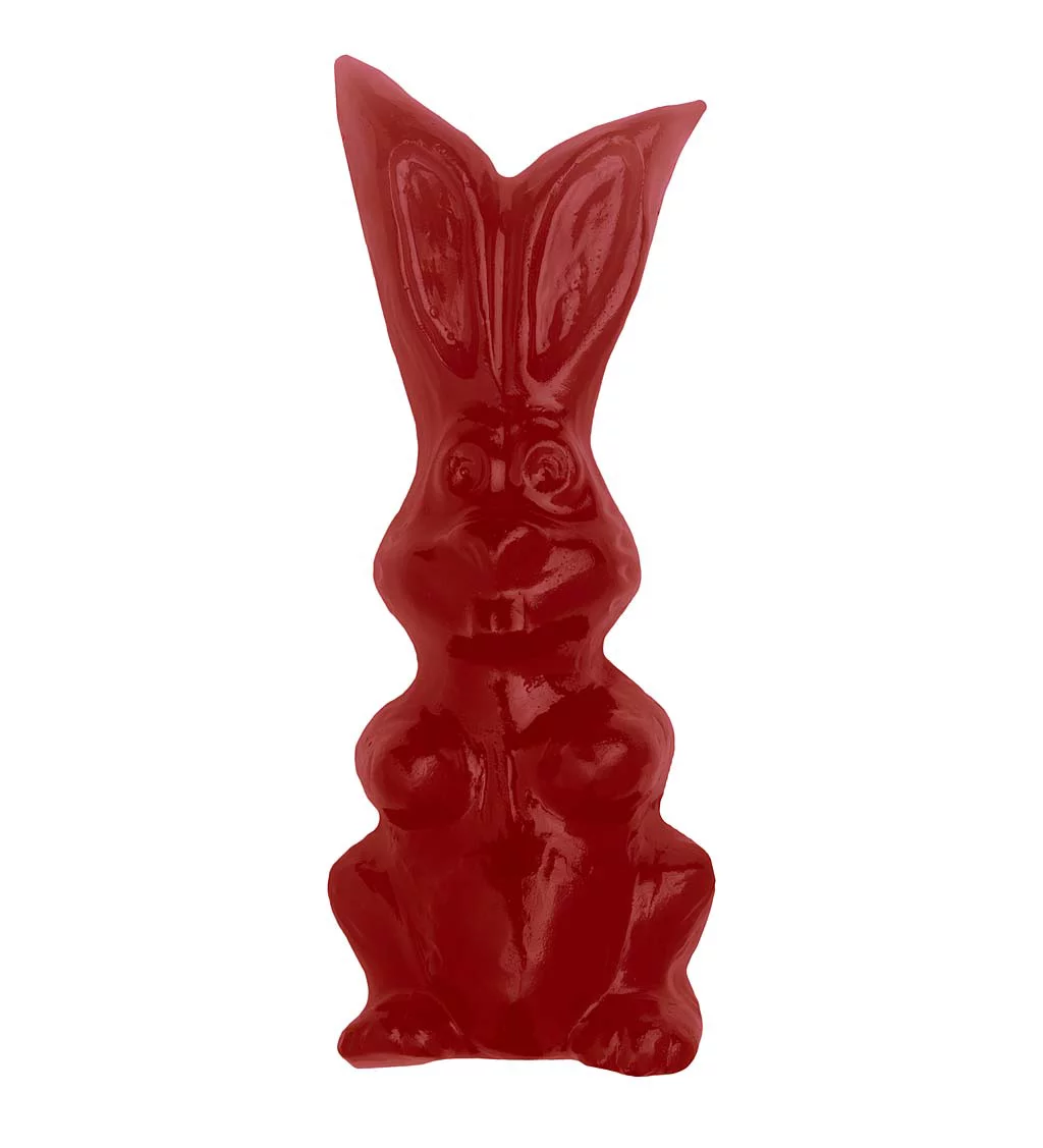 Giant Sweet and Yummy Gummy Bunny Candy, Cherry Flavored