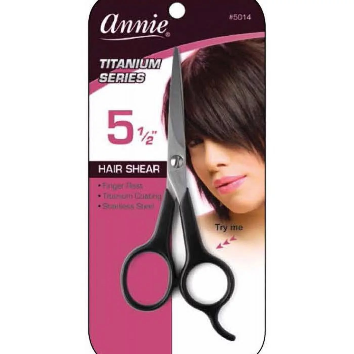 Annie Hair Shears Titanium 5.5