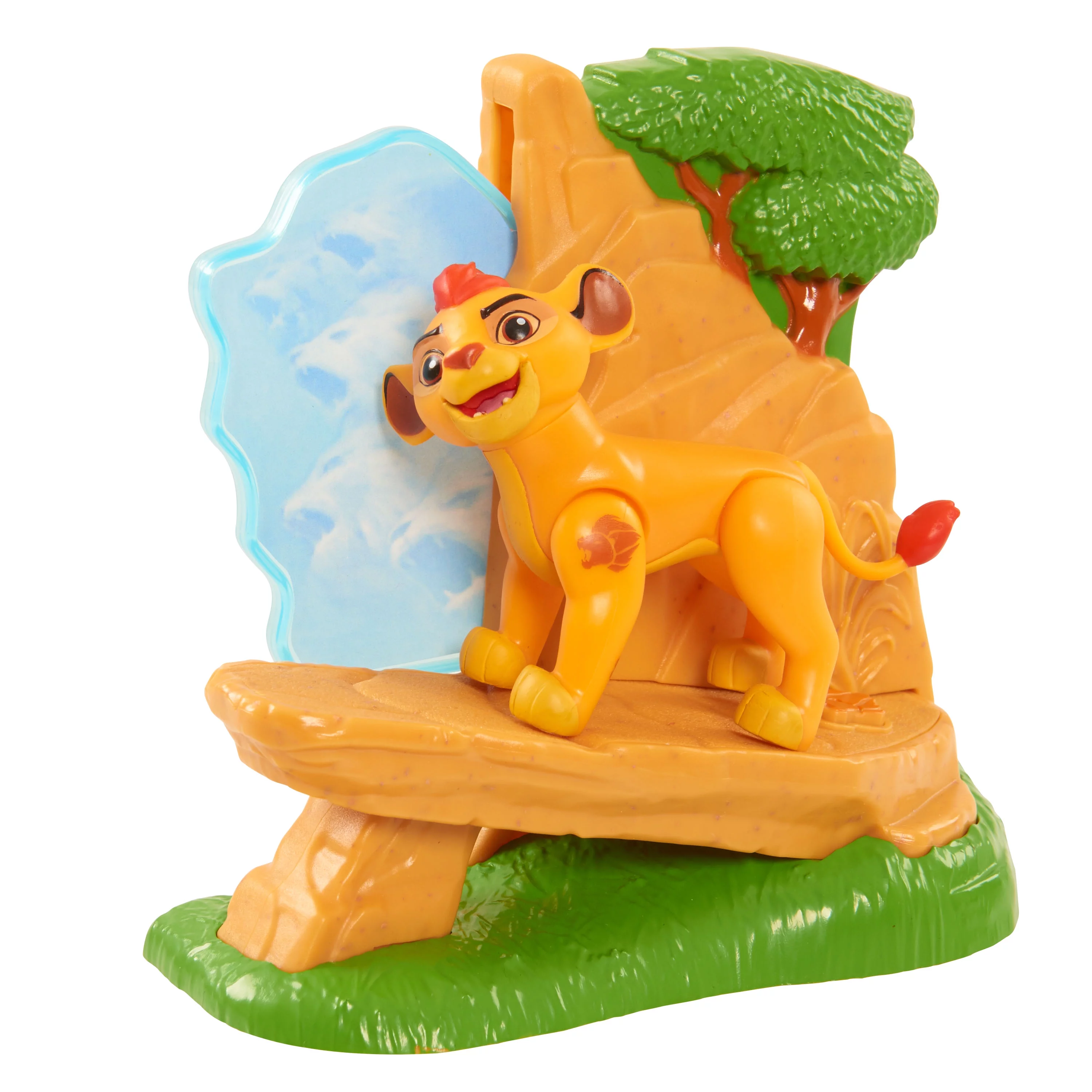 Disney Lion Guard Kion with Rock Wall Figure & Accessory Set
