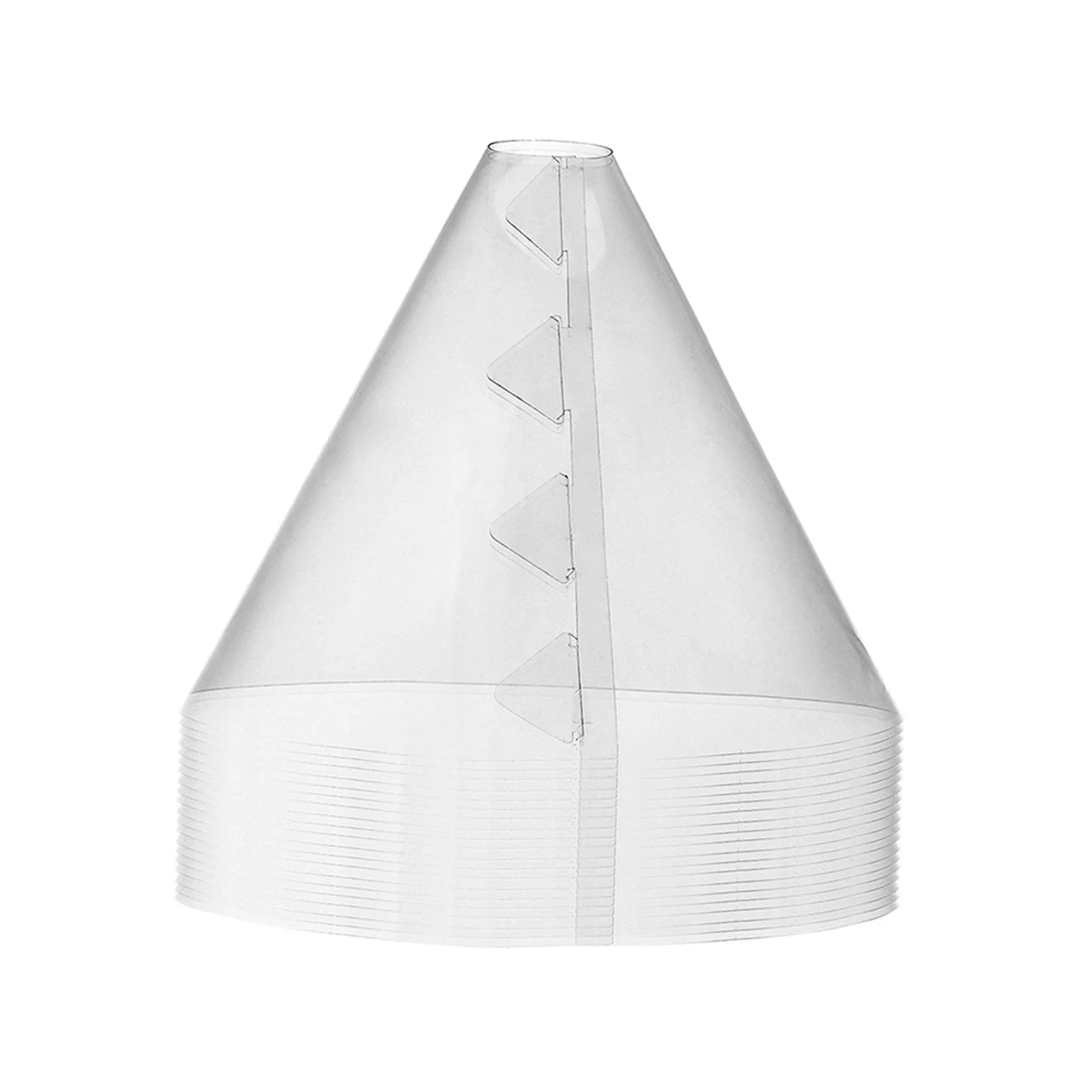 10x Garden Cloches Garden Plant Germination Cover, Clear Vegetables Protect Plant, Plant Hat Reusable Plant Bell Cover Frost Protection Cover