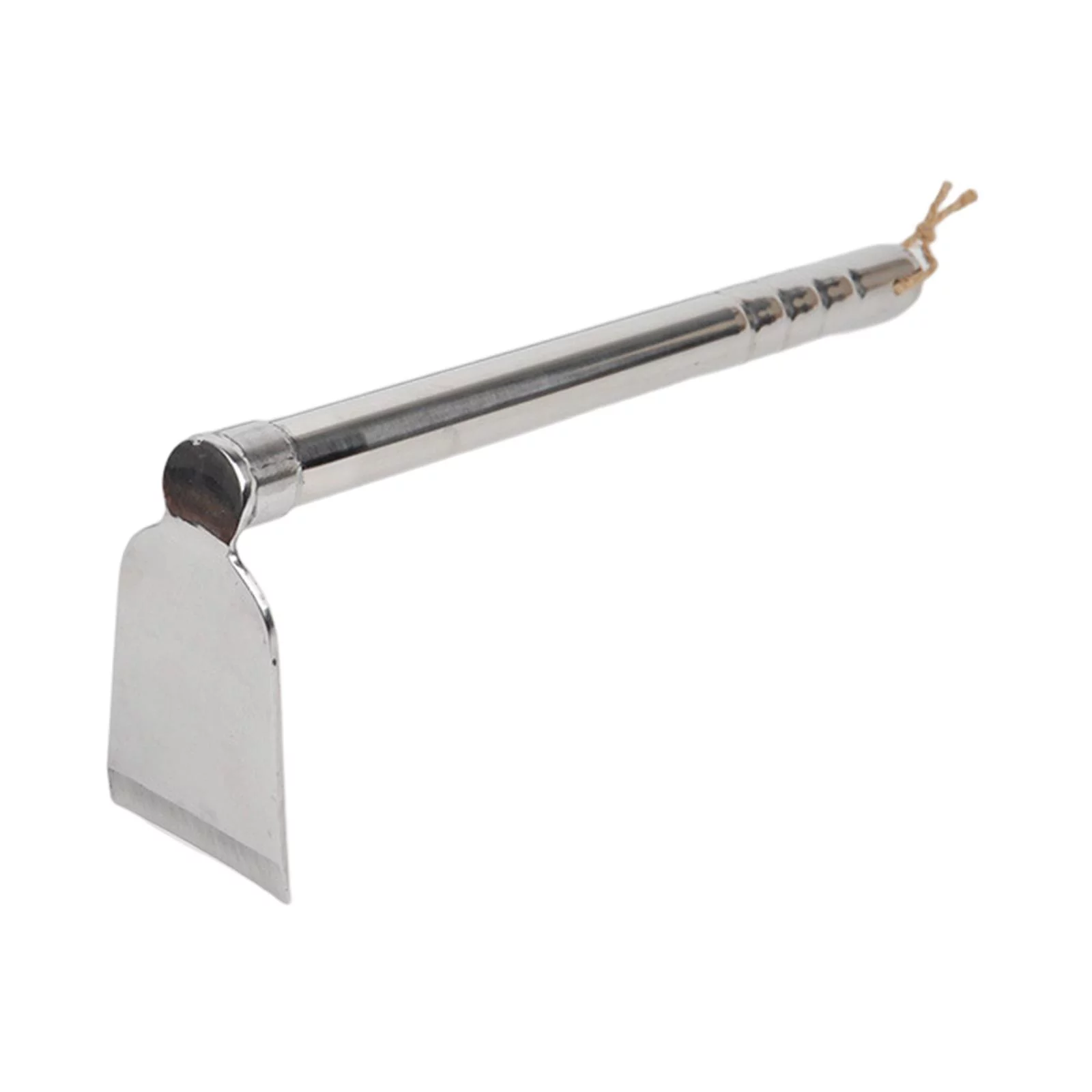 Stainless Steel Gardening Hoe, Planting Vegetable Garden Tools, Ergonomic Handle, Portable Weeding Removal Tool for Backyard, Lawn, Yard Straight