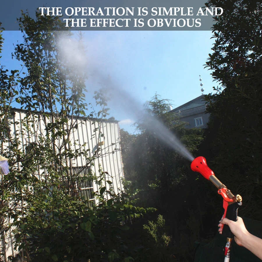 Agricultural High Pressure Garden Hose Sprayer Long Range Spray Head Plunger Pump Garden Fruit Tree Spray Watering Sprayer