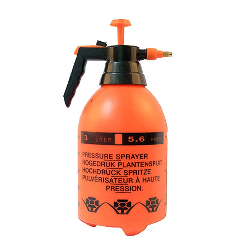 Air Compression Spray Bottle Pump Watering Bottle Trigger Pressure Sprayer Hand Pressure Sprayers For Home Garden Watering 2L/3L red 3L