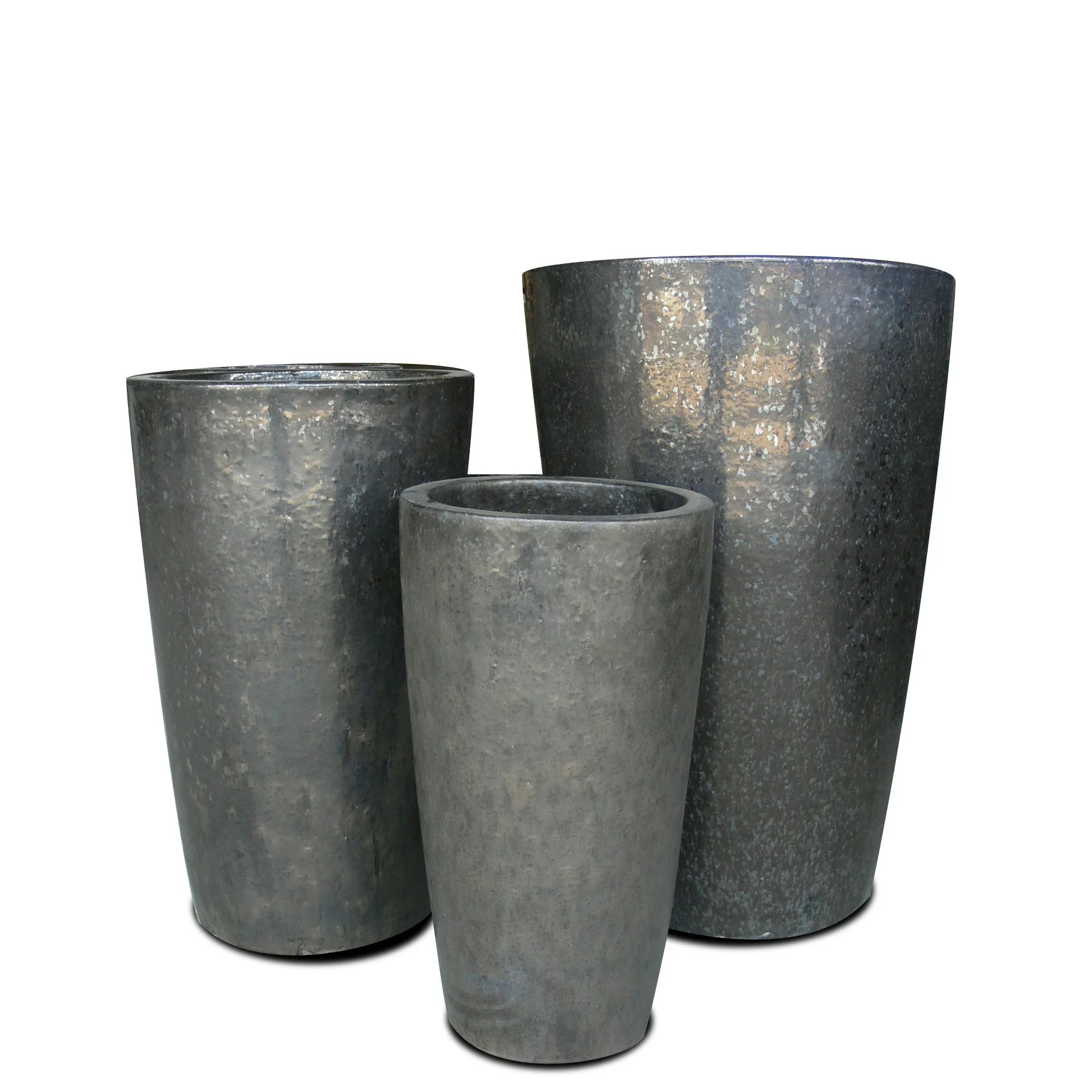 Sapphire Crucible Planter - Stunning, Artisanal Ceramic - Pot for Indoor/Outdoor Use