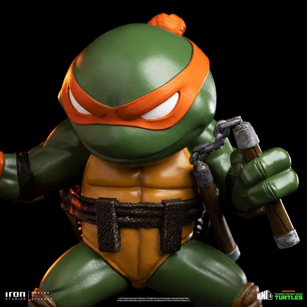 SDCC 2023 TMNT Michelangelo (Ver. 2) PX Minico Figure Iron Studios 52533