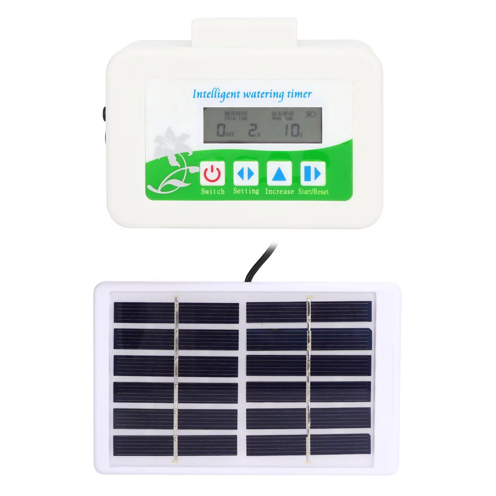 Nimomo Irrigation Kit Irrigation Solar Watering Timer Set Flower Plant Intelligent Drip Irrigation Kit Tool