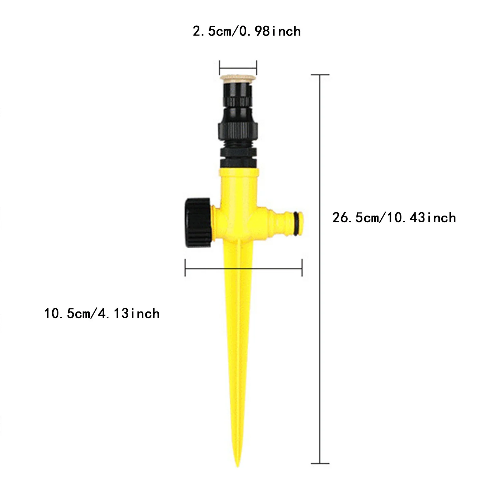 Ground Insert Large 360° Rotating Automatic Sprinklers For Garden Irrigation Sprinklers Scatter And Atomize The Spray Metal Oscillating Sprinkler Watering Timers Timer for Water Hose Spray Pool for