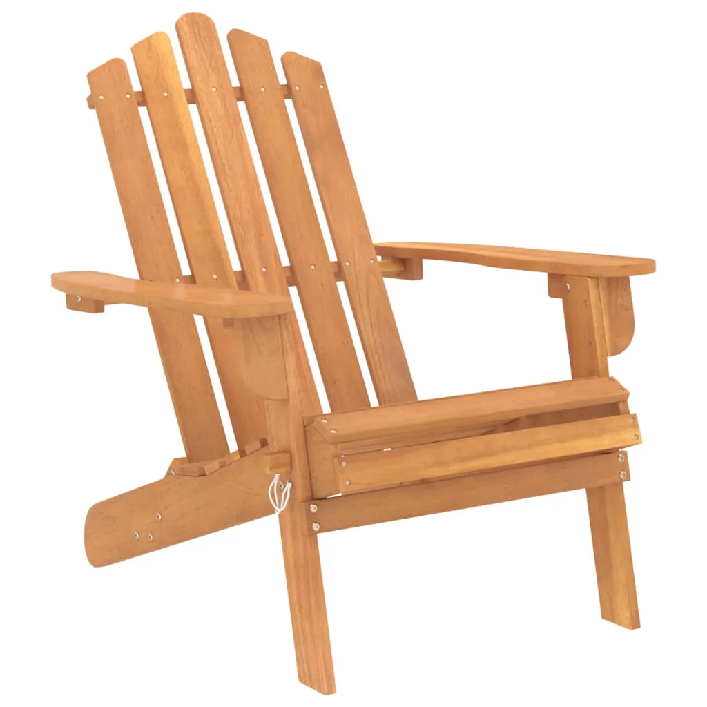 Suzicca Patio Adirondack Chair Solid Wood Acacia