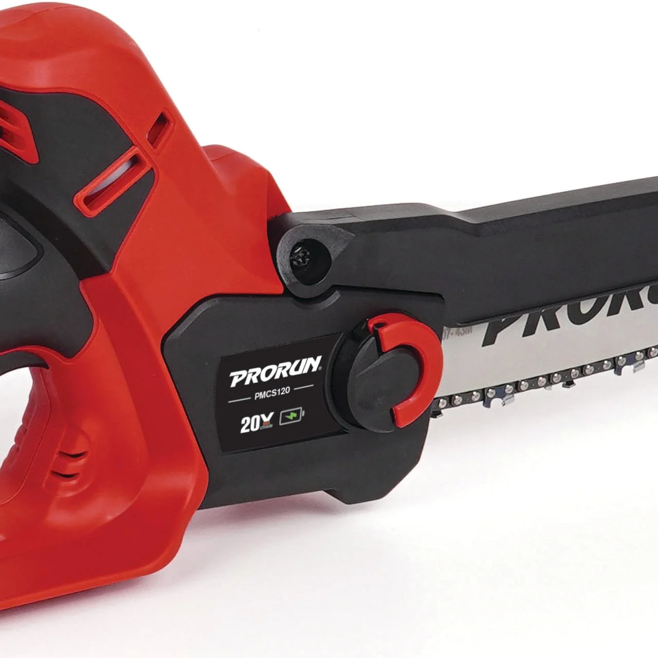 PRORUN 20V 7-in. Brushless Cordless Mini Chainsaw with 4.0 Ah Battery and Charger