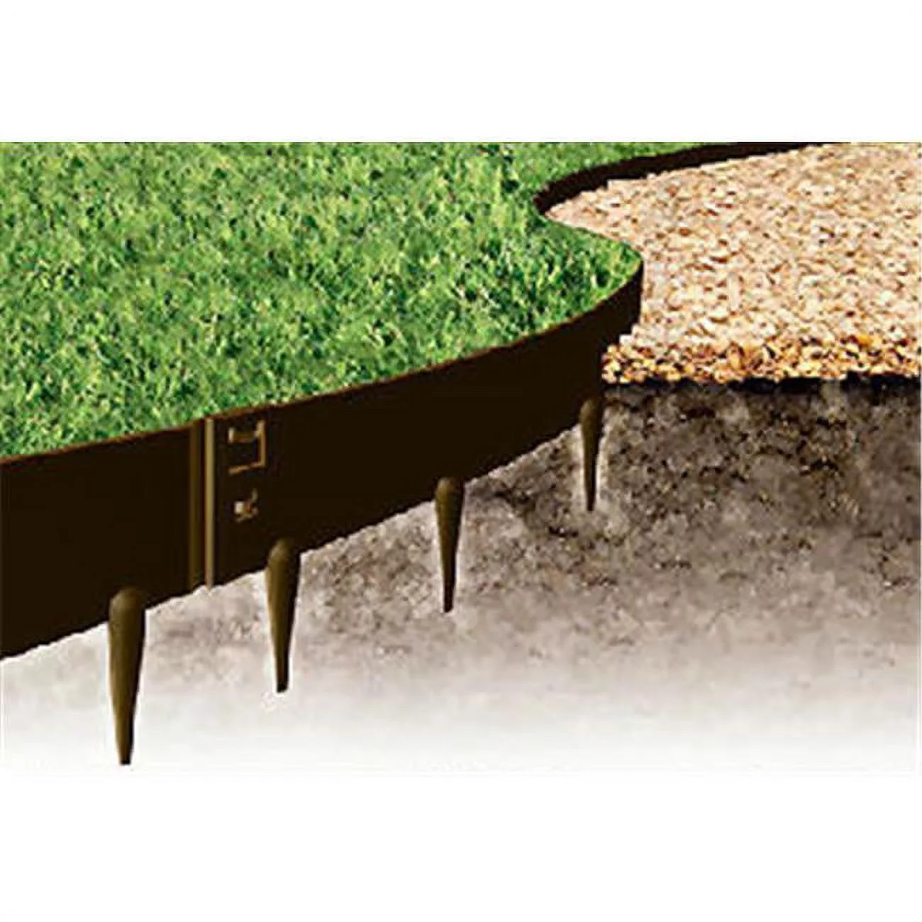 39 x 3 in. Everedge Lawn Edging, Slate - Pack of 5