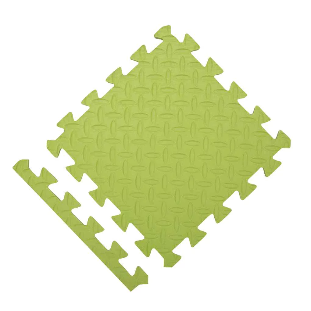 ToyWorld 9pcs Eight-day Foam Mat with Boards Children's Puzzle Mat Baby Playing Interlocking Foam Floor Pad Sets