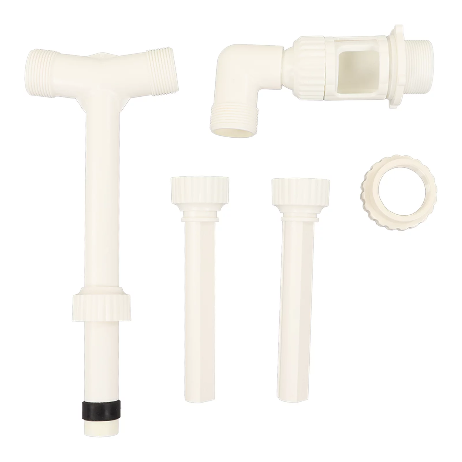 Pool Fountain Spray - PVC Adjustable Dual Head Pond Swimming Pool Fountain Spray, Pool Waterfall Spray with Internal Screw Thread G1 1/2 to G2 Adapter