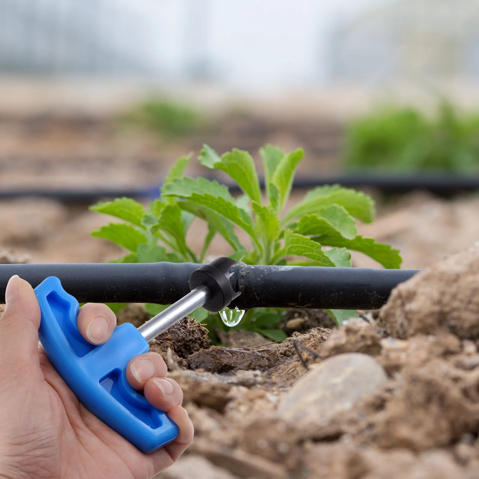 Uxcell Hole Punch Automatic Irrigation Tubing 16mm Pe Tube Watering Pipe Hole Opener Drip Irrigation Parts