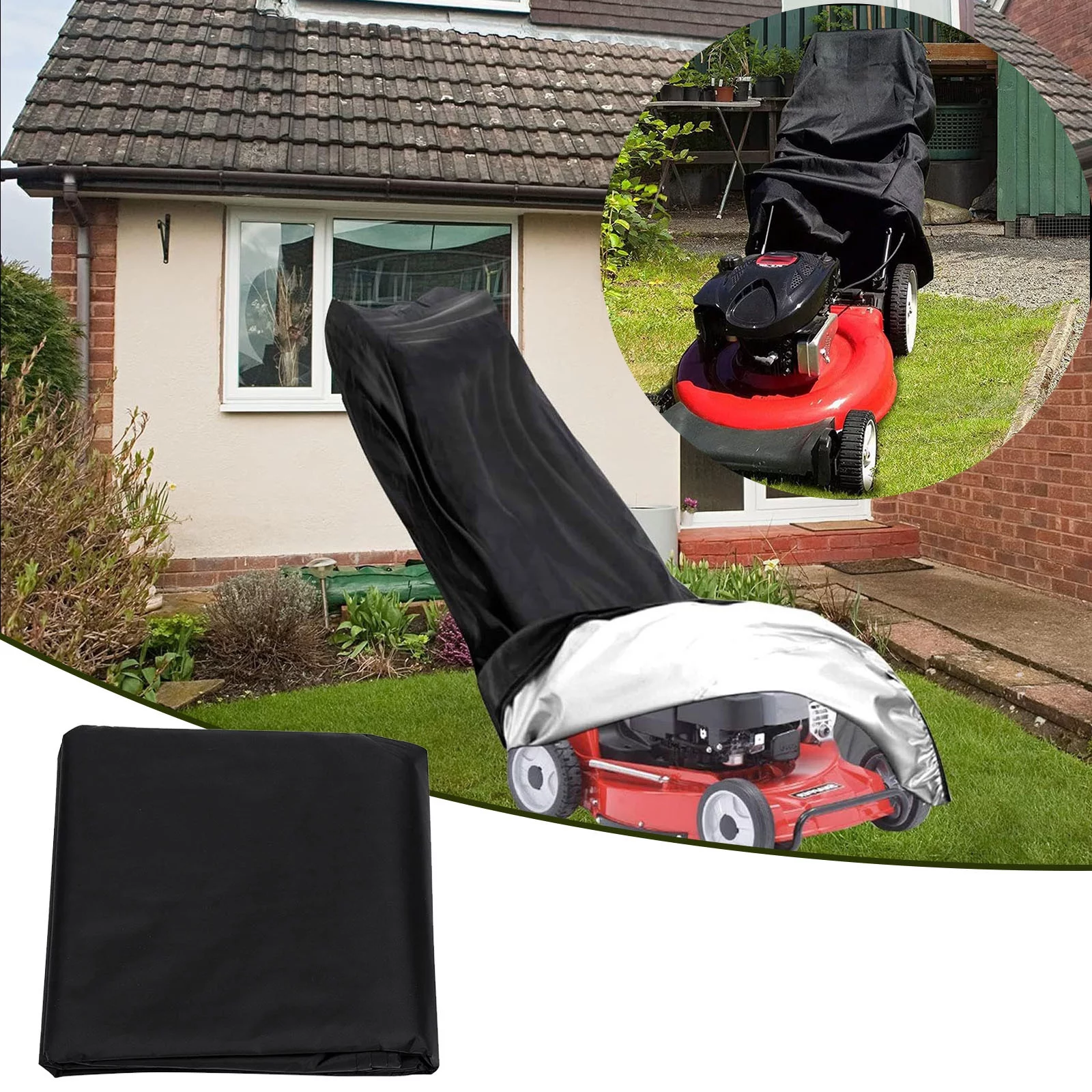 FHKOEGHS Couch ring Mower r Heavy Duty Push Mower rs Universal Fit With Drawstring r Storage Bag Black