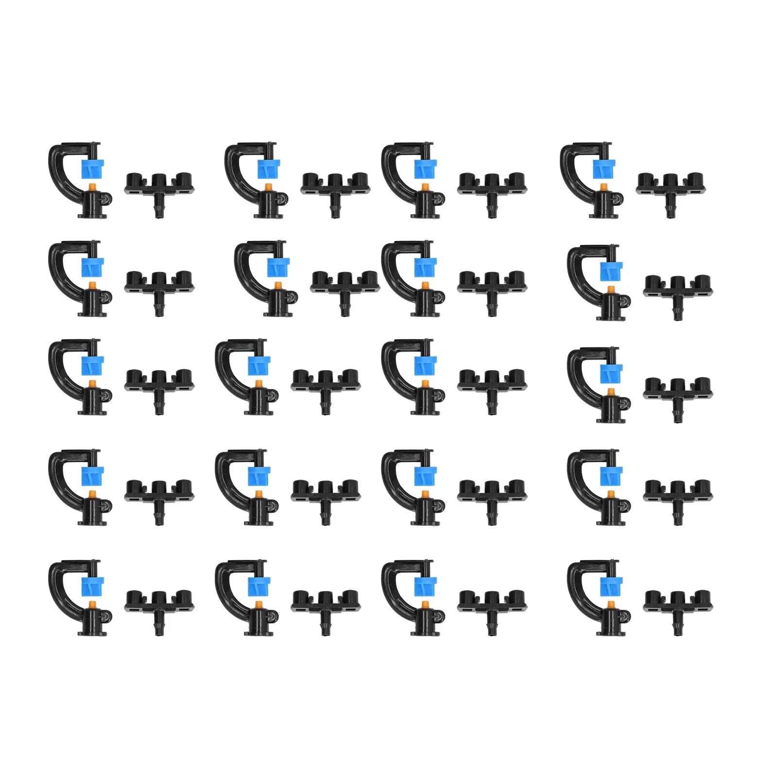 Goldmeet 20 Set Atomizing Refraction Micro Nozzle Rotating G Type Spray Nozzle Watering Sprinkler Irrigation Equipment