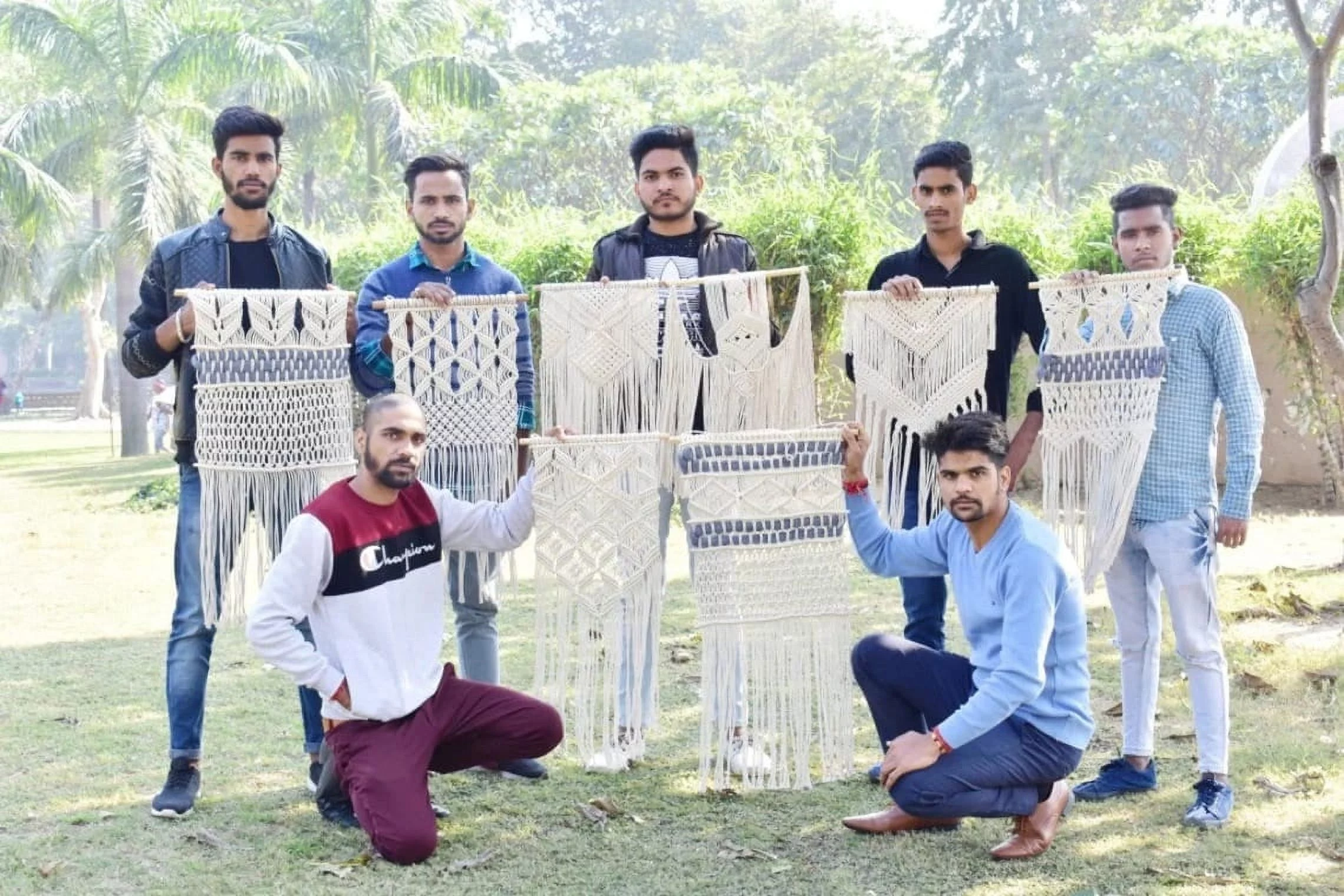 KNITTWORLD Macramé Wedding- Woven Decoration Arch Backdrop Macramé Wall Art Tapestry | EXTRA LARGE