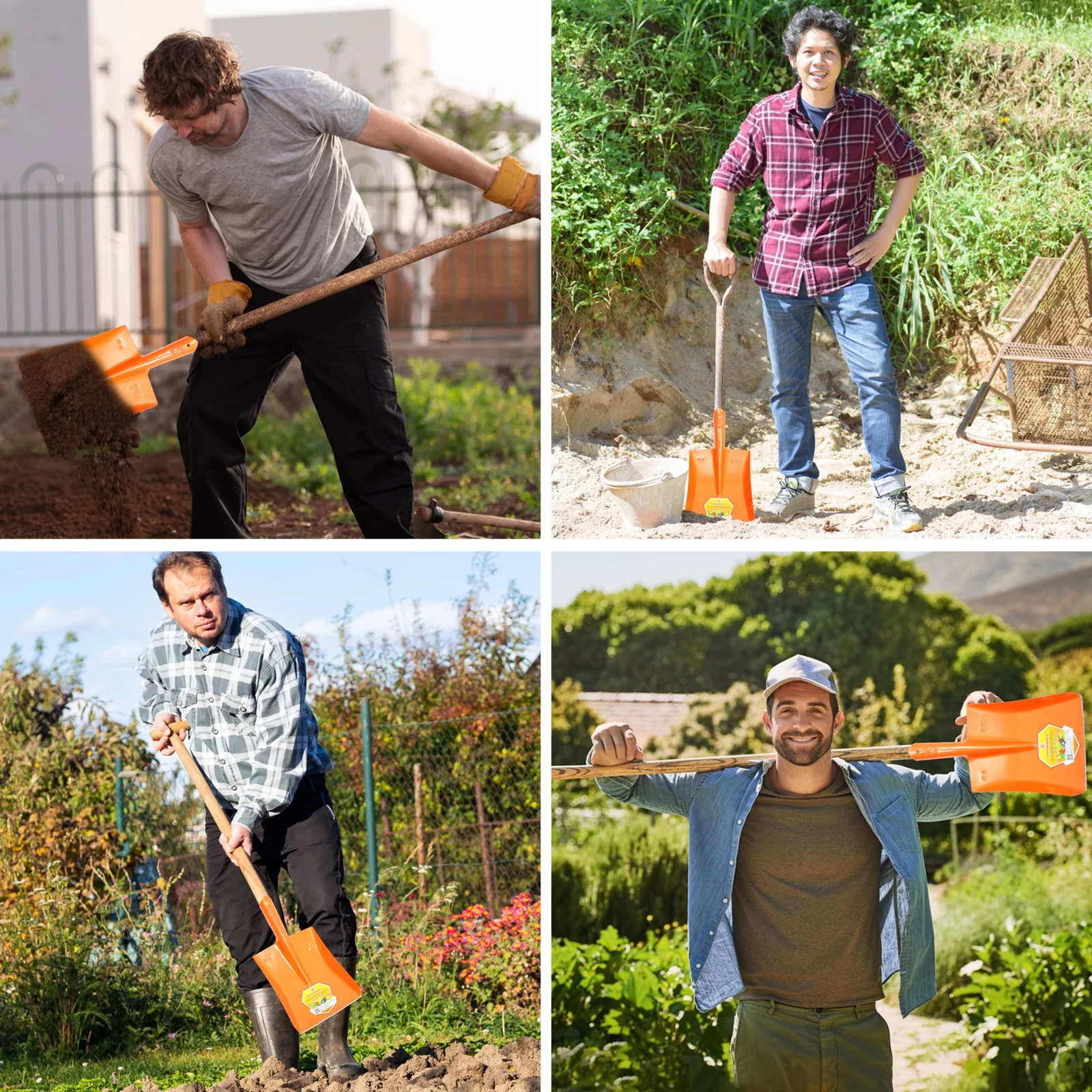 Shovel Practical Gardening Tool Spade Planting Tools Household Square Small Farm