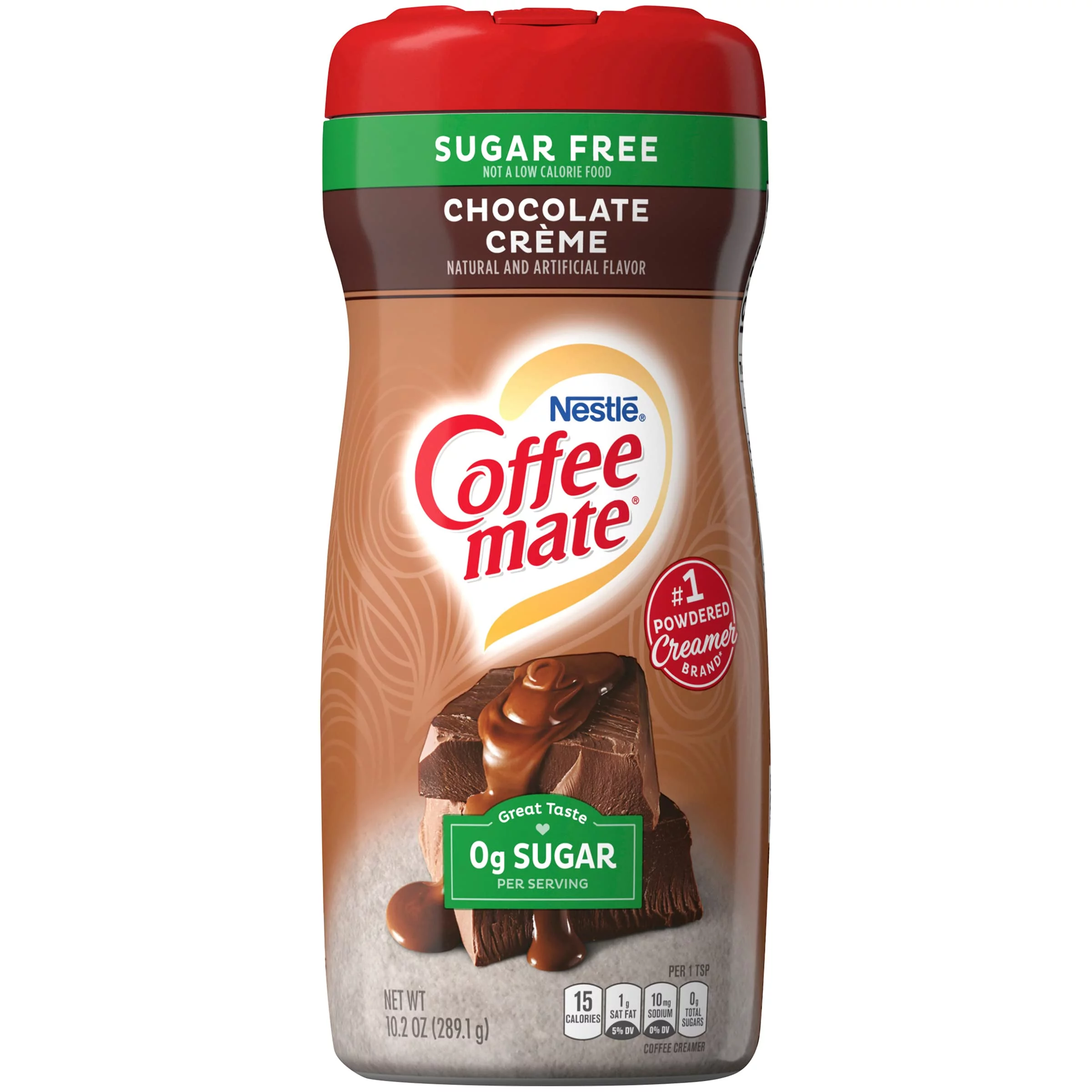 Coffee-mate Coffee Creamer Sugar Free Creamy Chocolate, Pack of 1 (10.2 Ounce)