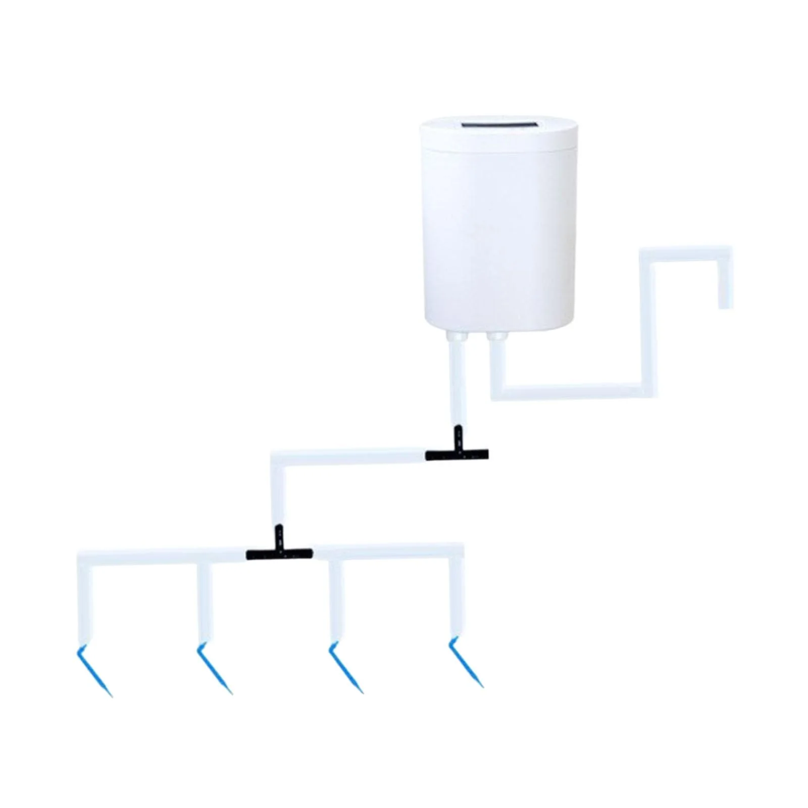 figatia Automatic Drip Irrigation Set Indoor Irrigation System,for Potted Plants Electronic Watering Pump Device for Vacation,Garden B