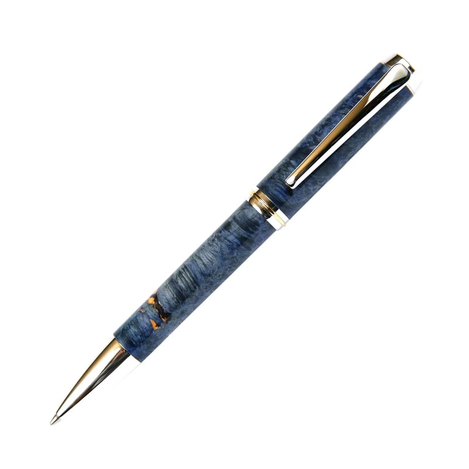 Baron Ball Point Pen - Blue Box Elder