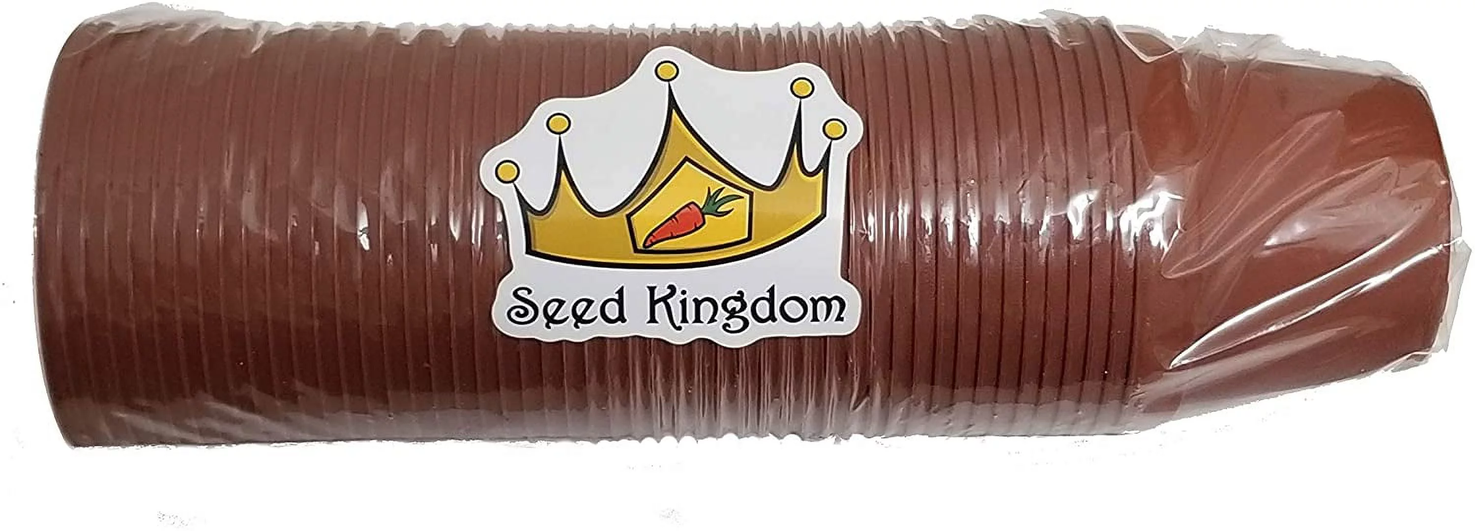 50 NEW 3 Inch Plastic Nursery Pots TEKU ~ Pots ARE 3 Inch Round At the Top and 2.25 Inch Deep. Color: Terracotta