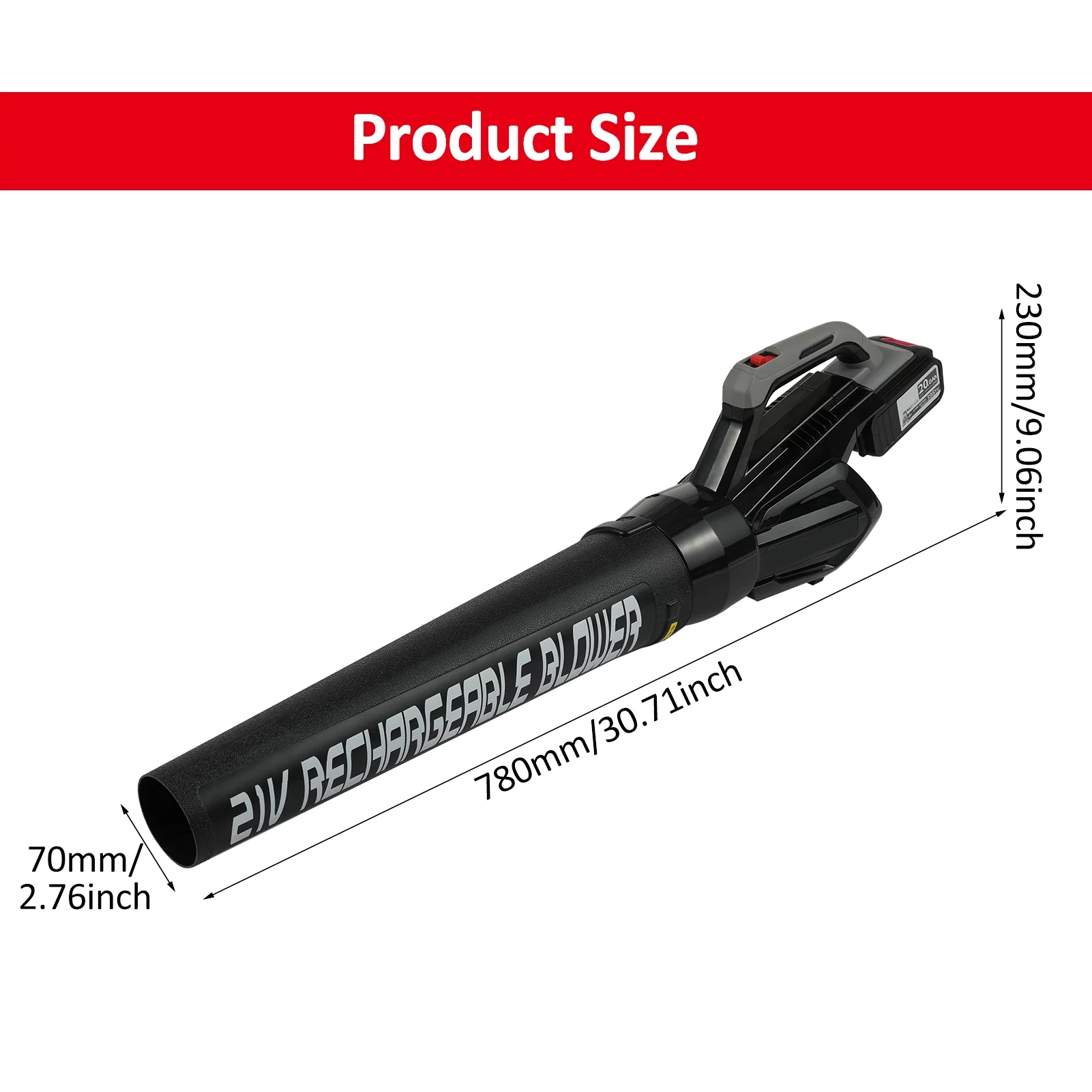 Dcenta Powerful Blower for Patio Cleaning