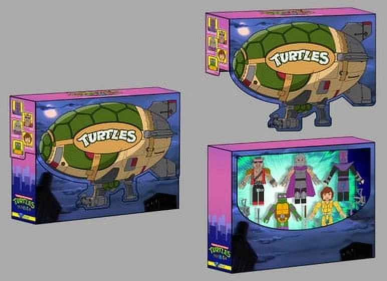 Teenage Mutant Ninja Turtles: Turtle Blimp Minimates Box Set