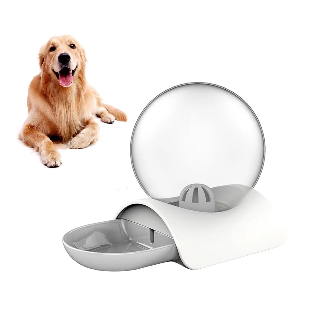 Cat Water Bowl Automatic Pet Drinking Bowl Water Feeder Auto Dispenser Station Water 2.8L Capacity Fountain Stand for Small dog - Gray