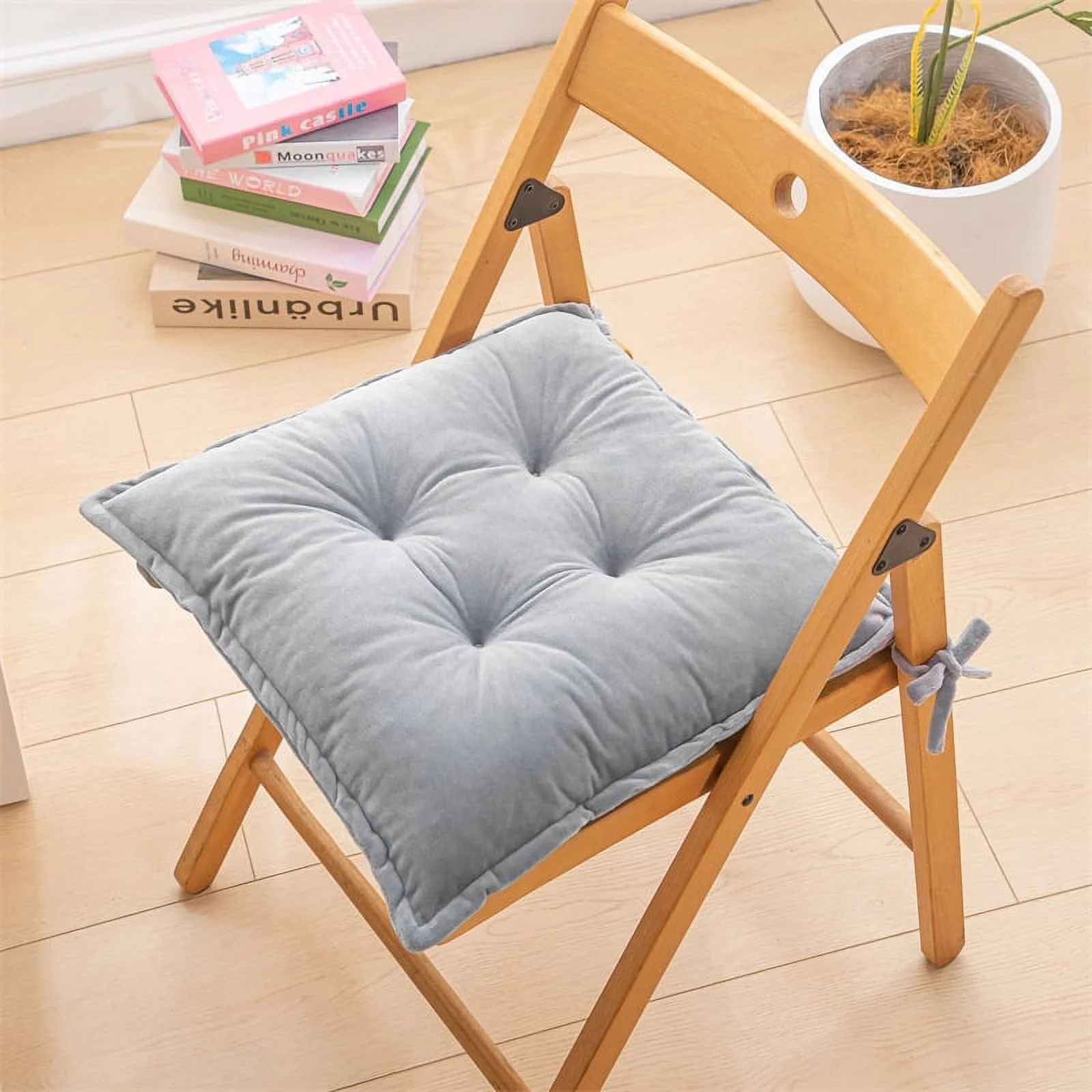 NAMZI Seat Cushion Garden Patio Home Kitchen Office Thicken Comfy Seat Cushion, soot 16