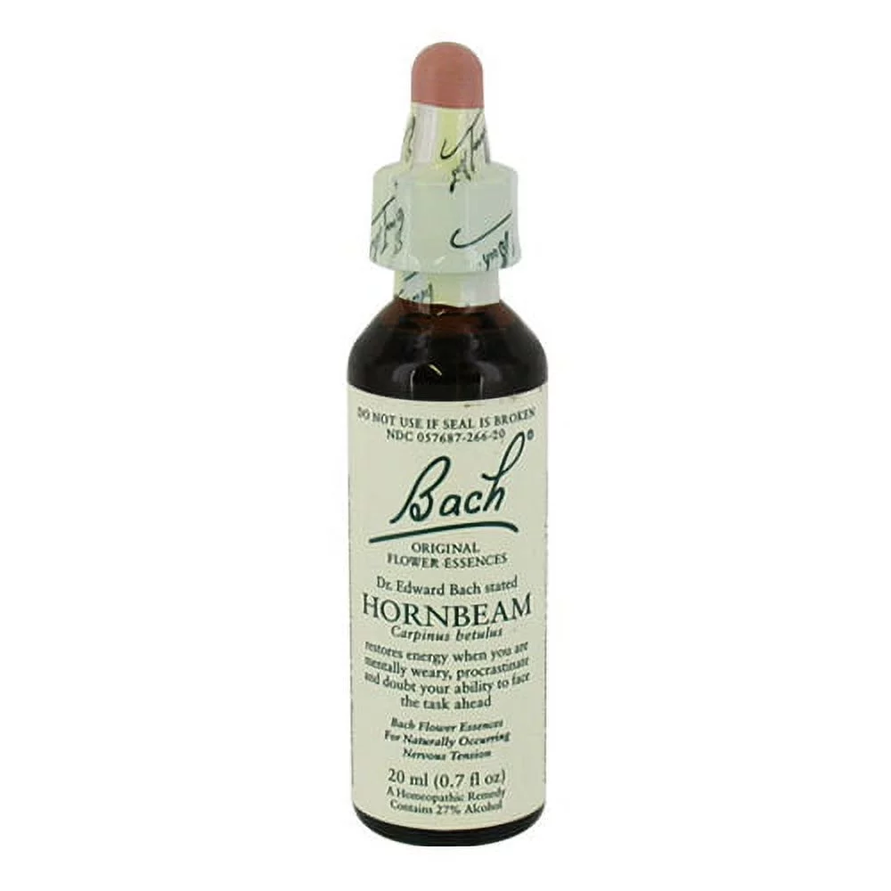 Bach Original Flower Essences For Nervous Tension, Hornbeam 0.7 Oz