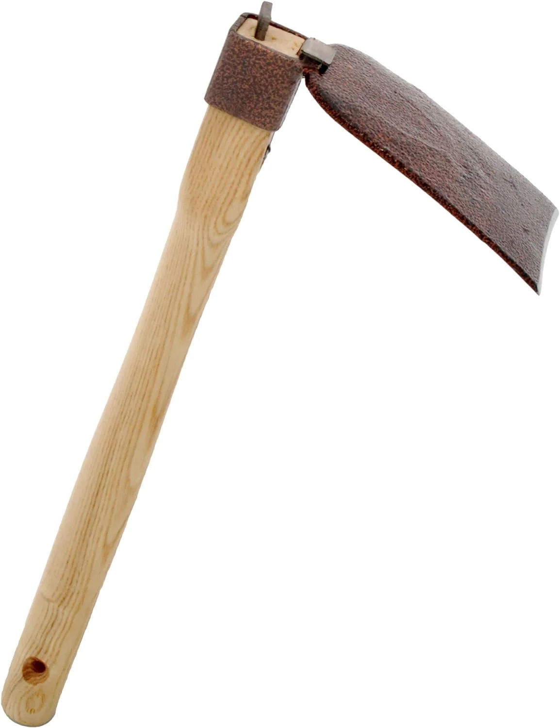 J603 Forged Hoe, 3.25-Inch By 5-Inch Carbon Steel Blade Head, Wood