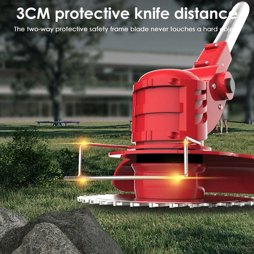 Electric Weed Lawn Edger Cordless Grass String Trimmer Cutter + 2 Battery NEW US