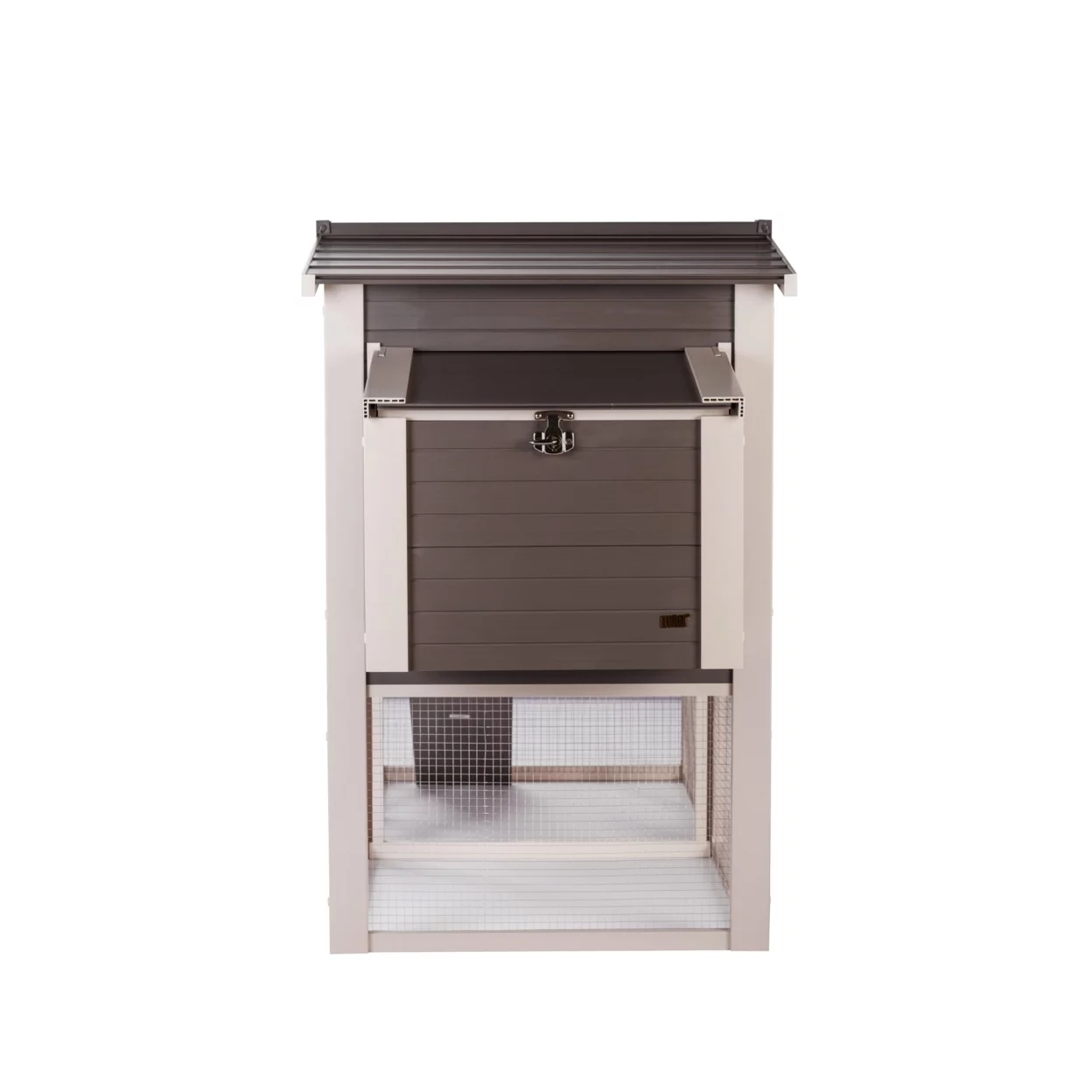 ECOFLEX Hampton Chicken Barn and Pen in Grey