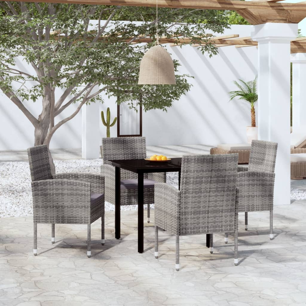 Irfora parcel,5 Piece Set Patio Set Table And Set Patio Set 0121033c Barash Lawn Balcony Dinner And Chair Seat Balcony Dinner Table Lawn Balcony Set Balcony Furniture Vidaxl