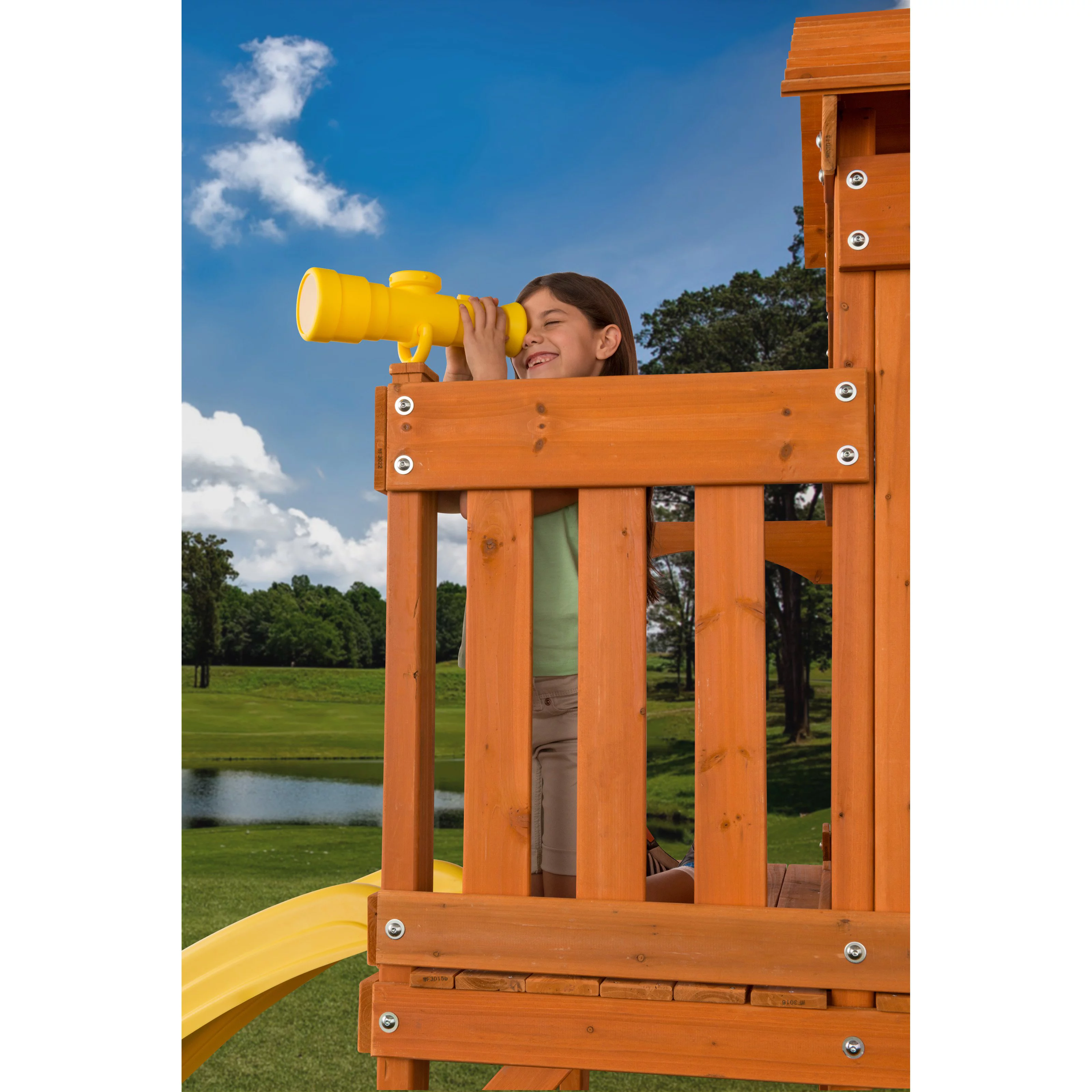 Creative Cedar Designs Playset Telescope- Blue