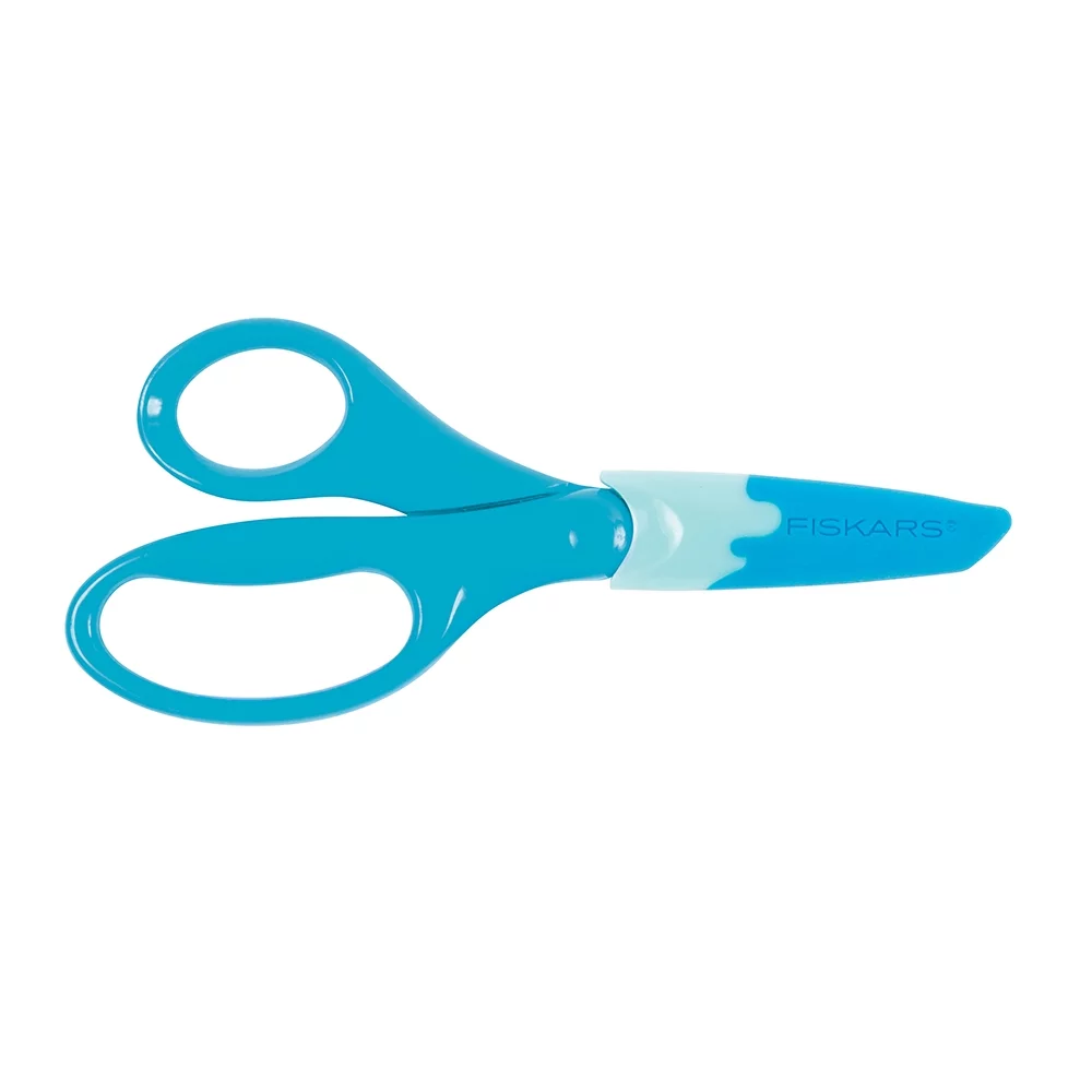 Fiskars Blunt-tip Kids Scissors (5 in.) - Turquoise, School and Craft Scissors, Stainless Steel