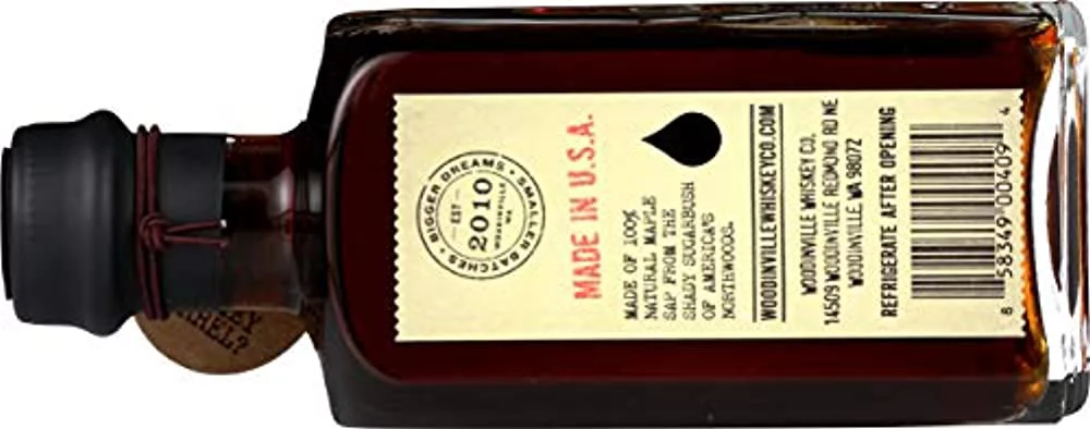 Woodinville, Whiskey Barrel Aged Gr A Maple Syrup, 8.5 Ounce
