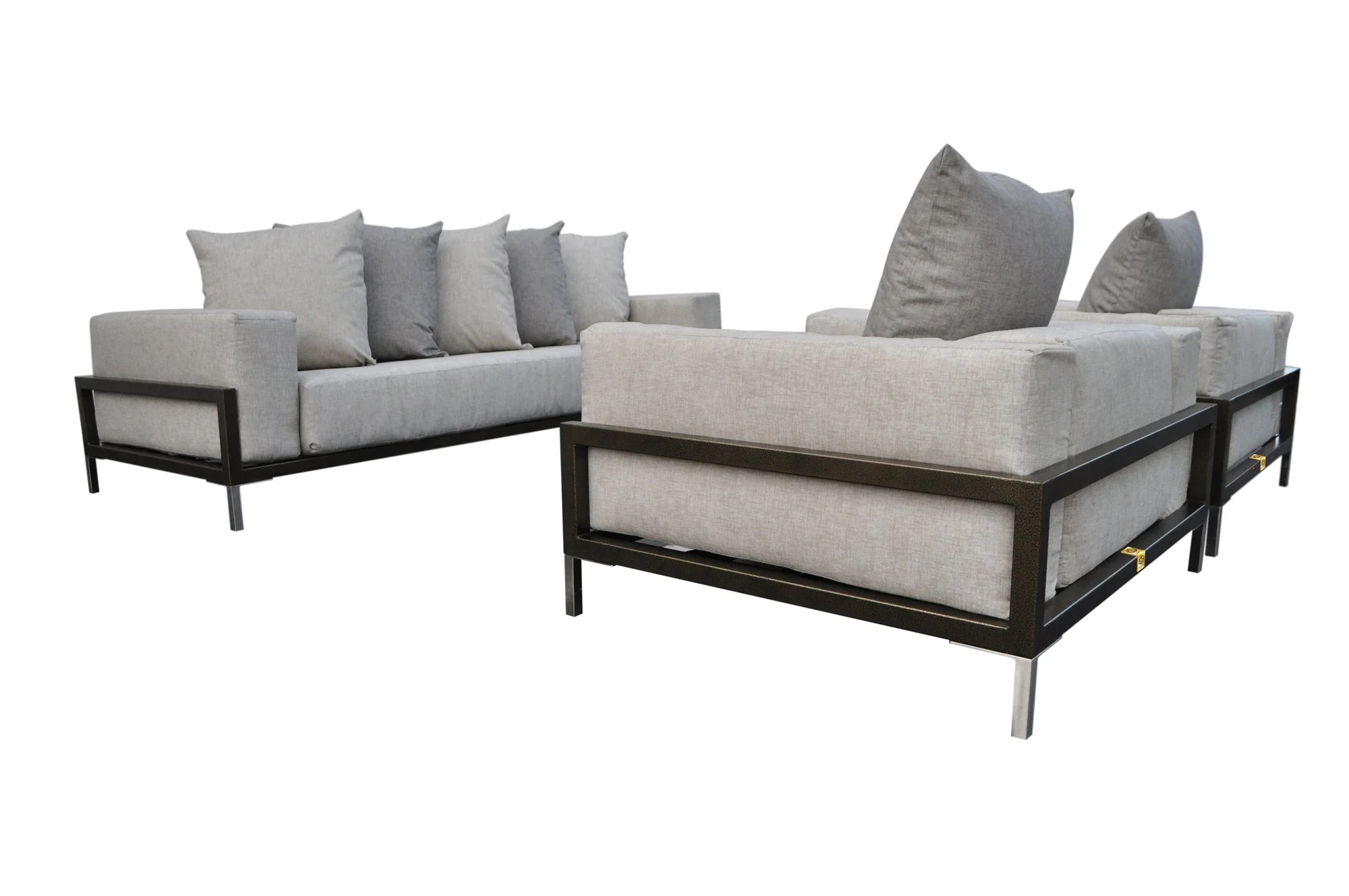 Nubis Outdoor 3-Piece Sofa and Chairs Set