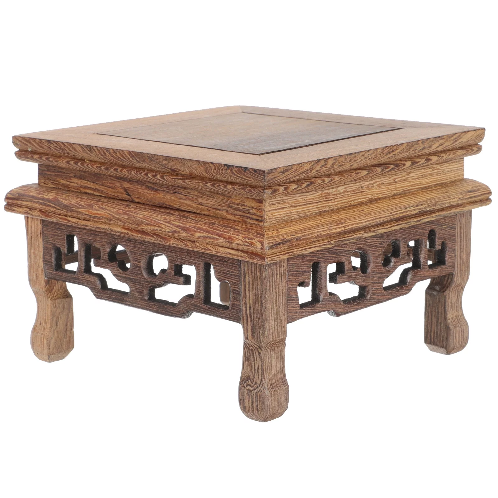 Qumonin Wooden Plant Stand Flower Pot Holder Vase Pedestal Display Stand