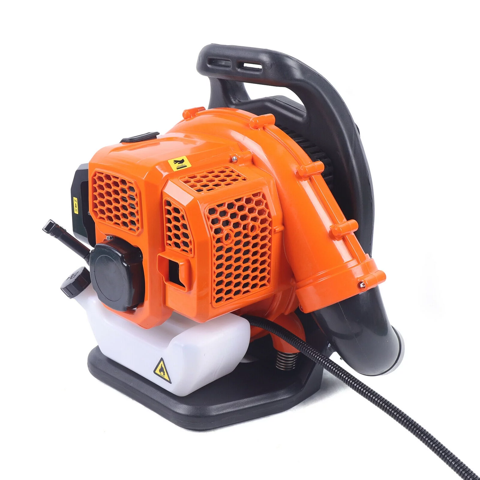 2 Stroke Gas 42.7cc Backpack Blower Single Cylinder Professional Gas Backpack Leaf Blower Backpackable Snow-Blowing
