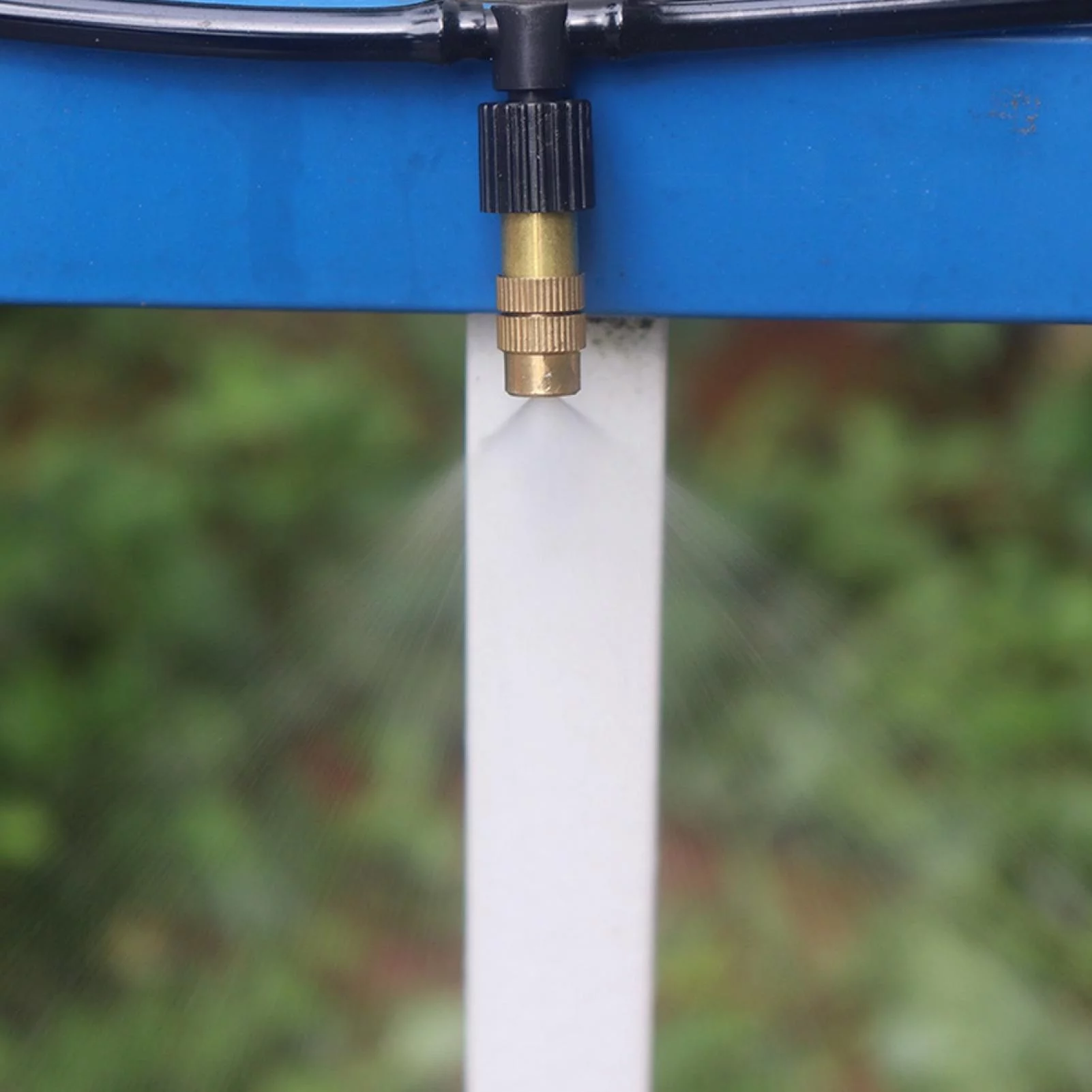 Heaveant Irrigation Nozzle, 10Pcs Adjustable Brass Spray Sprinkler Heads Misting Watering Irrigation Nozzle