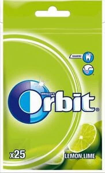 Wrigley's ORBIT Chewing gum LEMON LIME flavor -25pc-
