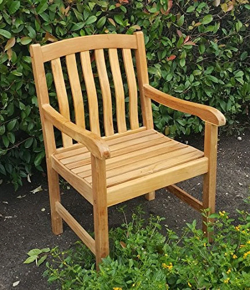 Cambridge-Casual AMZ-120111T Arie Teak Dining Chair, Natural