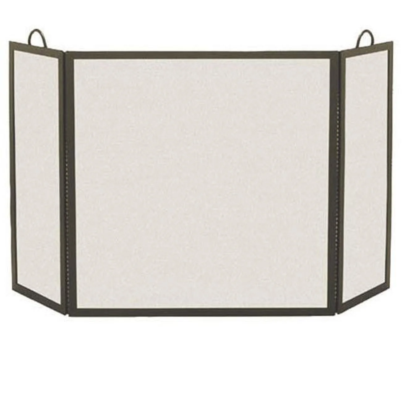 Pilgrim 18214 3 Panel Rectangular Screen - Matte Black